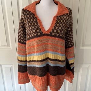 Best Authentic Women Large Multi Color Sweater